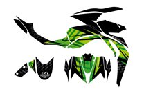 Aufkleber Satz kompatibel mit per KAWASAKI Z1000 2007 - 2009 - MXPKAD16257