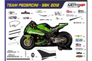Kit adesivi compatibile con Kawasaki Zx6R 2003 - 2004 - MXPKAD954