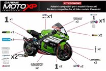 Kit Autocollants compatible avec Kawasaki Zx6R 2005 - 2006 - MXPKAD9674