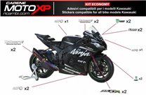 Kit de pegatinas compatible con Kawasaki Zx10R 2006 - 2007 - MXPKAD9838