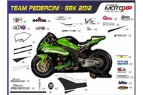 Sticker set compatible with Kawasaki Zx10R 2011 - 2015 - MXPKAD9898