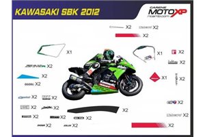 Kit adesivi compatibile con Kawasaki Zx10R 2016 - 2020 - MXPKAD9933