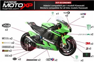 Sticker set compatible with Kawasaki Zx10R 2021 - 2022 - MXPKAD14779