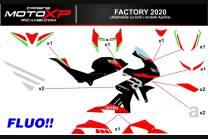 Kit Autocollants compatible avec Aprilia RSV4 2009 - 2014 - MXPKAD14730