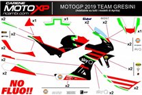 Kit Autocollants compatible avec Aprilia RSV4 2009 - 2014 - MXPKAD12751