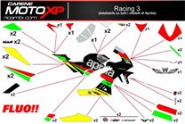 Kit adesivi compatibile con Aprilia RSV4 2009 - 2014 - MXPKAD11919