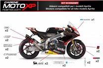 Sticker set compatible with Aprilia RSV4 2009 - 2014 - MXPKAD8040