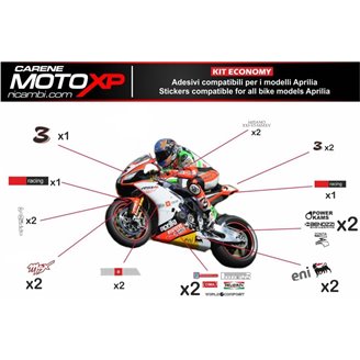 Kit adesivi compatibile con Aprilia RSV4 2009 - 2014 - MXPKAD8039