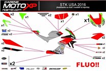Kit adesivi compatibile con Aprilia RSV4 2009 - 2014 - MXPKAD8033