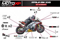 Kit Autocollants compatible avec Aprilia RSV4 2015 - 2020 - MXPKAD8071