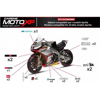 Kit adesivi compatibile con Aprilia RSV4 2015 - 2020 - MXPKAD8067