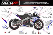 Kit adesivi compatibile con Aprilia RSV4 2015 - 2020 - MXPKAD8053
