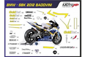 Kit adesivi compatibile con Bmw S 1000RR 2015 - 2018 - MXPKAD8003