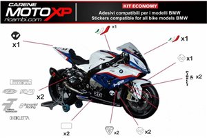 Sticker set compatible with Bmw S 1000RR 2009 - 2014 - MXPKAD7989