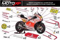 Aufkleber Satz kompatibel mit Ducati Panigale V4S 2018 - 2019 - MXPKAD8677
