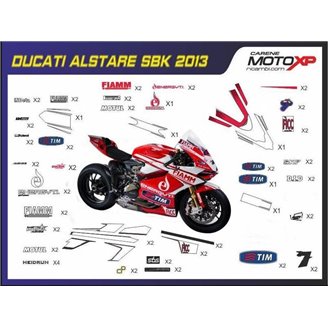 Aufkleber Satz kompatibel mit Ducati Panigale V4S 2018 - 2019 - MXPKAD8676