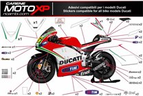 Kit de pegatinas compatible con Ducati Panigale V4S 2018 - 2019 - MXPKAD8652