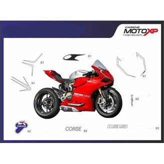 Kit Autocollants compatible avec Ducati Panigale V4S 2018 - 2019 - MXPKAD8690