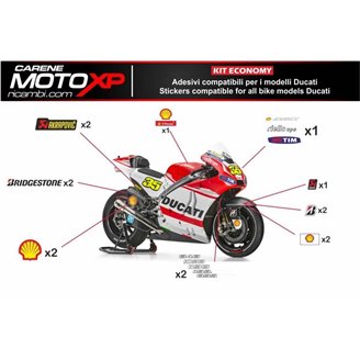 Aufkleber Satz kompatibel mit Ducati Panigale V4S 2018 - 2019 - MXPKAD8679