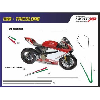 Aufkleber Satz kompatibel mit Ducati 748 916 996 998 - MXPKAD7096