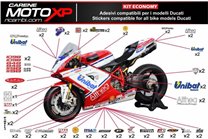 Kit de pegatinas compatible con Ducati 749 999 2003 2004 - MXPKAD8407