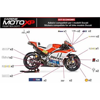 Kit Autocollants compatible avec Ducati 749 999 2003 2004 - MXPKAD8375