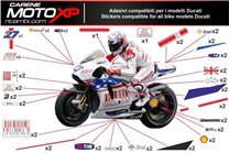 Kit de pegatinas compatible con Ducati 749 999 2003 2004 - MXPKAD8362
