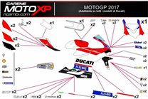 Kit de pegatinas compatible con Ducati 749 999 2003 2004 - MXPKAD8405