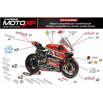 Aufkleber Satz kompatibel mit Ducati 749 999 2005 2006 - MXPKAD8413