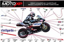 Kit Autocollants compatible avec Ducati 749 999 2005 2006 - MXPKAD8409