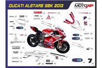 Sticker set compatible with Ducati 749 999 2005 2006 - MXPKAD8445