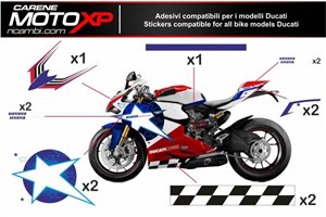 Kit adesivi compatibile con Ducati 749 999 2005 2006 - MXPKAD8418
