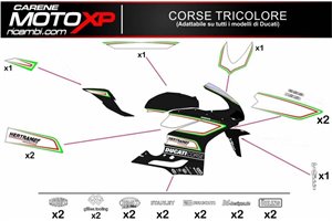 Kit adesivi compatibile con Ducati 749 999 2005 2006 - MXPKAD8431