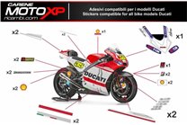 Kit de pegatinas compatible con Ducati 848 1098 1198 - MXPKAD8474