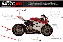Kit Autocollants compatible avec Ducati 959 1299 Panigale - MXPKAD8598