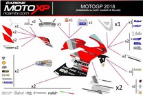 Sticker set compatible with Ducati 959 1299 Panigale - MXPKAD8614