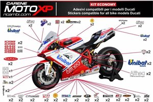 Kit adesivi compatibile con Ducati Panigale V2 2020 - 2022 - MXPKAD13300