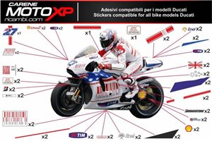 Sticker set compatible with Ducati Panigale V2 2020 - 2022 - MXPKAD13314