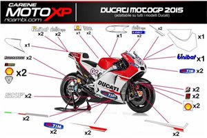 Sticker set compatible with Ducati Panigale V2 2020 - 2022 - MXPKAD13330