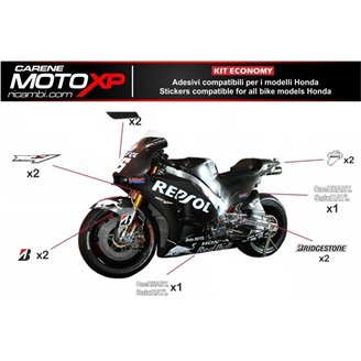 Kit de pegatinas compatible con Honda Cbr 1000 RR 2020 - 2022 - MXPKAD13335