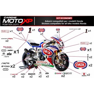 Kit Autocollants compatible avec Honda Cbr 1000 RR 2020 - 2022 - MXPKAD13347