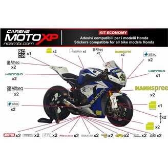 Aufkleber Satz kompatibel mit Honda Cbr 1000 RR 2020 - 2022 - MXPKAD13331