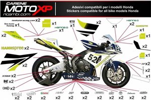 Kit adesivi compatibile con Honda Cbr 1000 RR 2020 - 2022 - MXPKAD13338