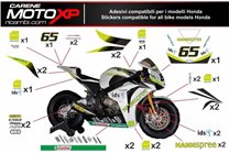Sticker set compatible with Honda Cbr 600 RR 2009 - 2012 - MXPKAD9018