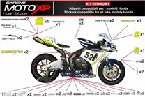 Kit Autocollants compatible avec Honda Cbr 600 RR 2009 - 2012 - MXPKAD9024