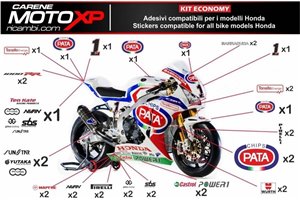 Sticker set compatible with Honda Cbr 600 RR 2003 - 2004 - MXPKAD8867