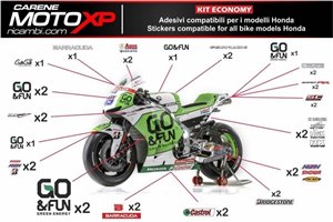 Kit adesivi compatibile con Honda Cbr 600 RR 2003 - 2004 - MXPKAD8901