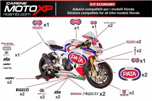 Kit adesivi compatibile con Honda Cbr 600 F 2012 - 2017 - MXPKAD8811