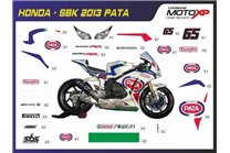 Kit de pegatinas compatible con Honda Cbr 600 F 2001 - 2006 - MXPKAD8768