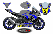Carenage Racing Peint Yamaha R1 2015 - 2019 - MXPCRV16308